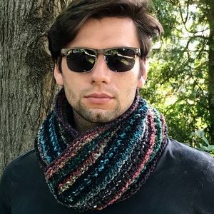Handmade Infinity Style Scarf Women & Men (K45-25H)